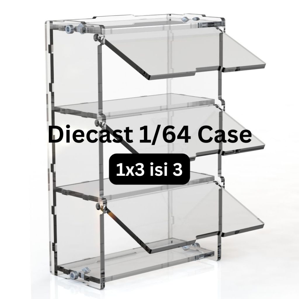 Rak Mobil HotWheels 1x3 Stackable