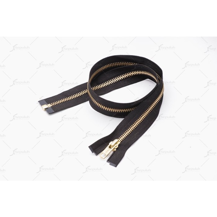 Ritsleting Sleting Zipper YKK Jaket Besi - Gold No. 5 - RGOR-56 (1 Lusin)