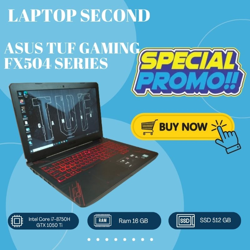 Laptop Asus Tuf gaming Ram 16 GB