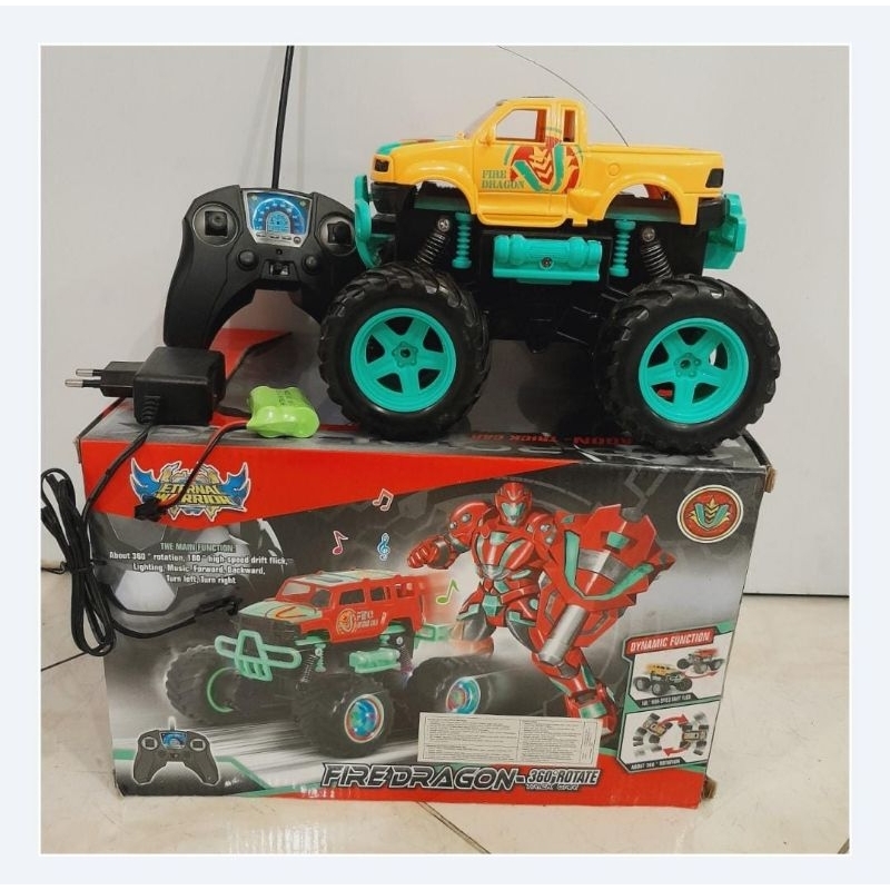 MAINAN MOBIL REMOTE CONTROL JEEP BESAR BATERAI, LAMPU, SUARA MURAH