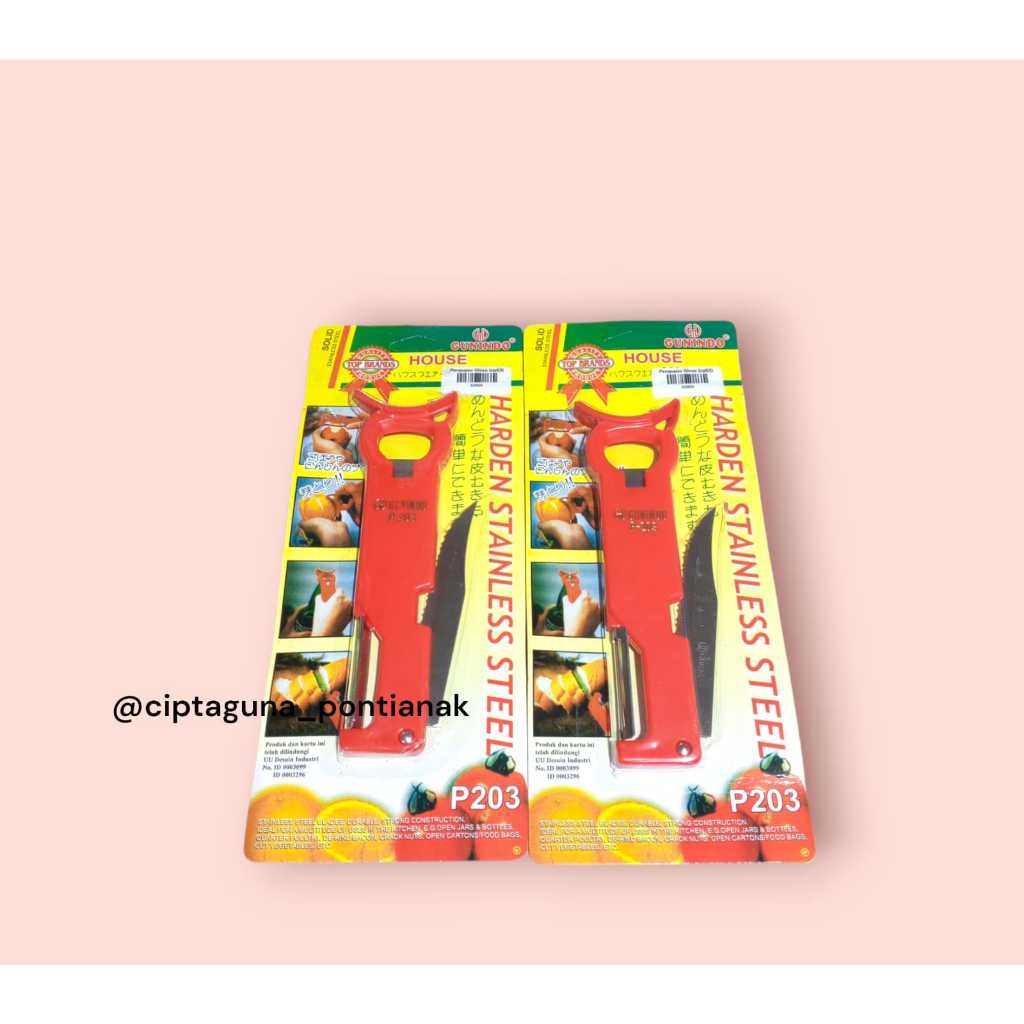 PENGUPAS BUAH GUNINDO / PISAU BUAH SERBAGUNA / PEELER GUNINDO - MURAH