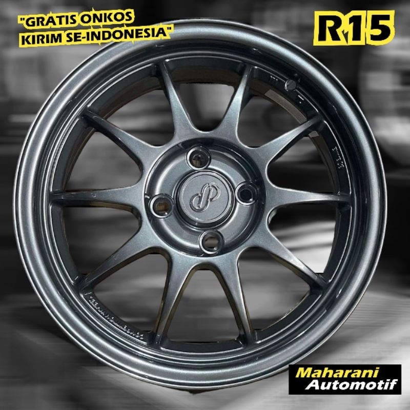 New velg mobil racing ring 15 ENKEI TARMAC r15 mobil wuling bungo mobilio,agya,ayla,ignis,brio,calya
