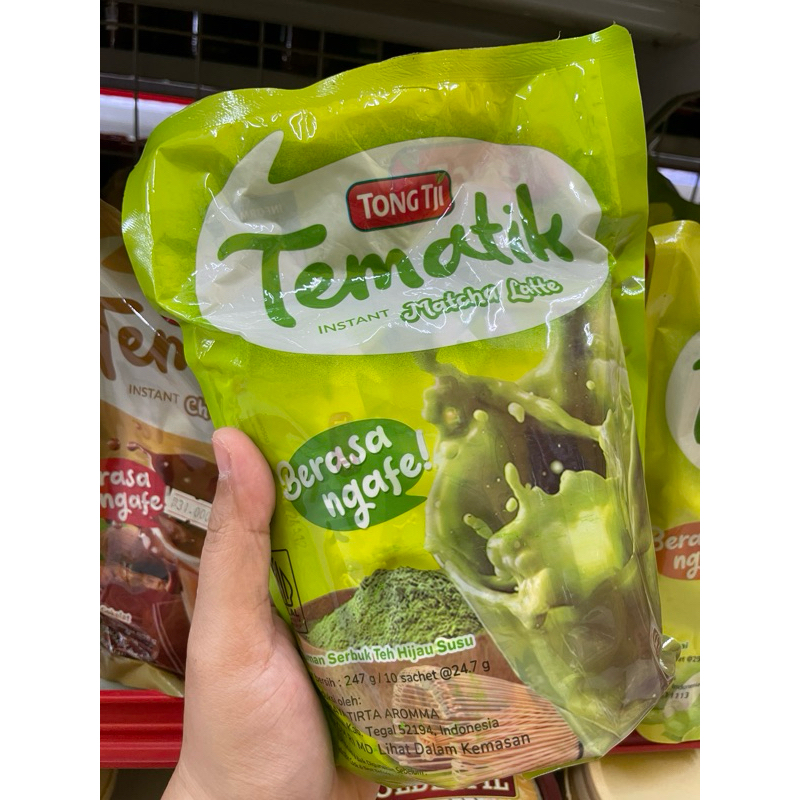 

Tong tji tematik matcha latte 247g 10's