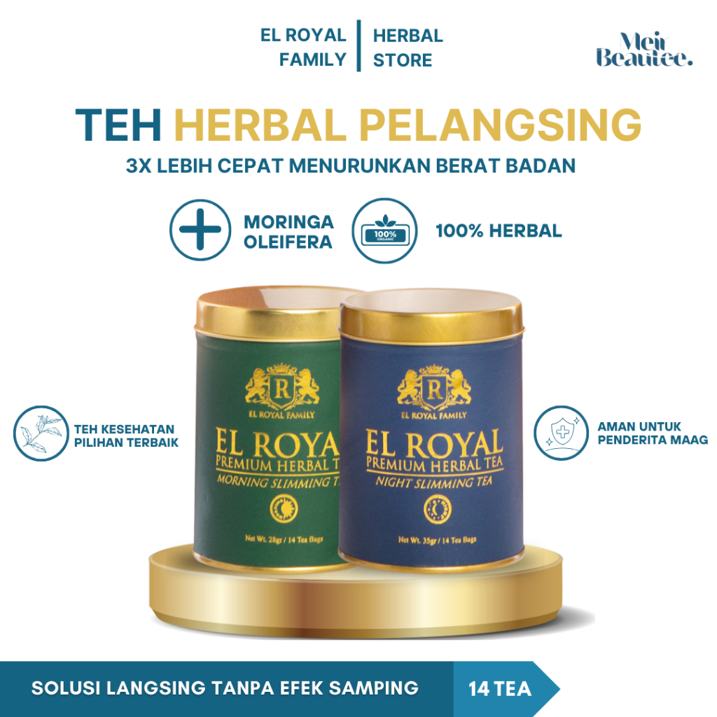 

El Royal Herbal Slimming Tea Morning Night Teh Celup Melangsingkan Menurunkan Berat Badan Pagi Malam