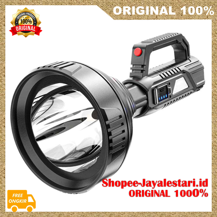 Senter LED Super Terang  Waterproof USB ORIGINAL