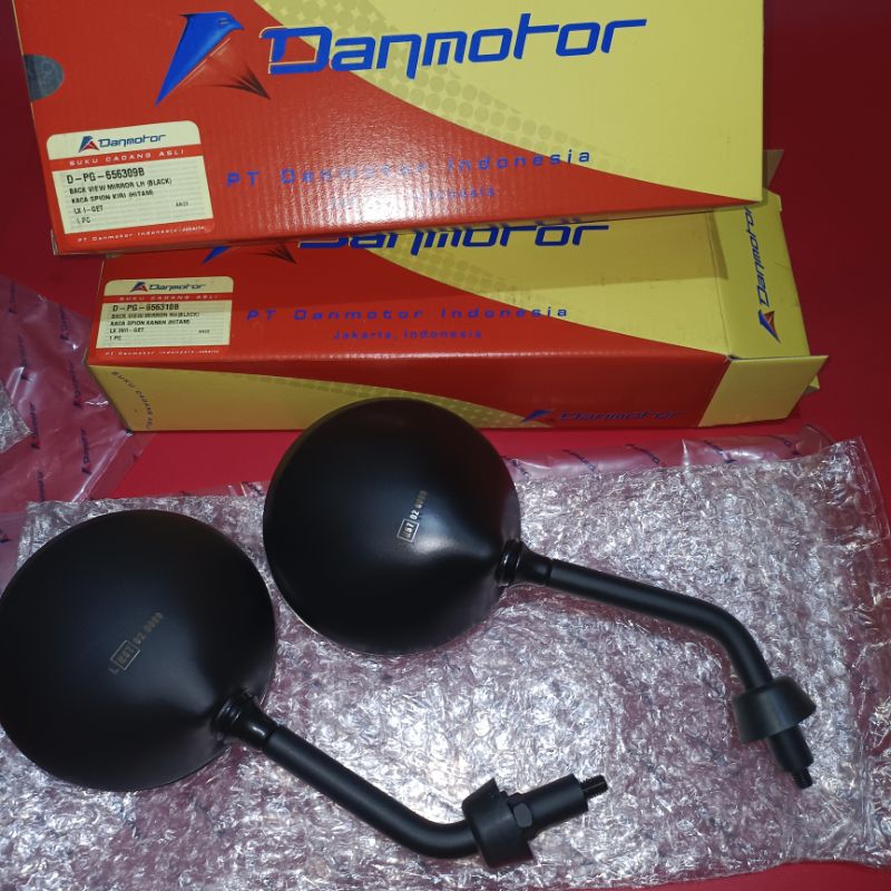 Spion Kanan Kiri Warna Hitam Vespa Matic LX SPRINT PRIMAVERA