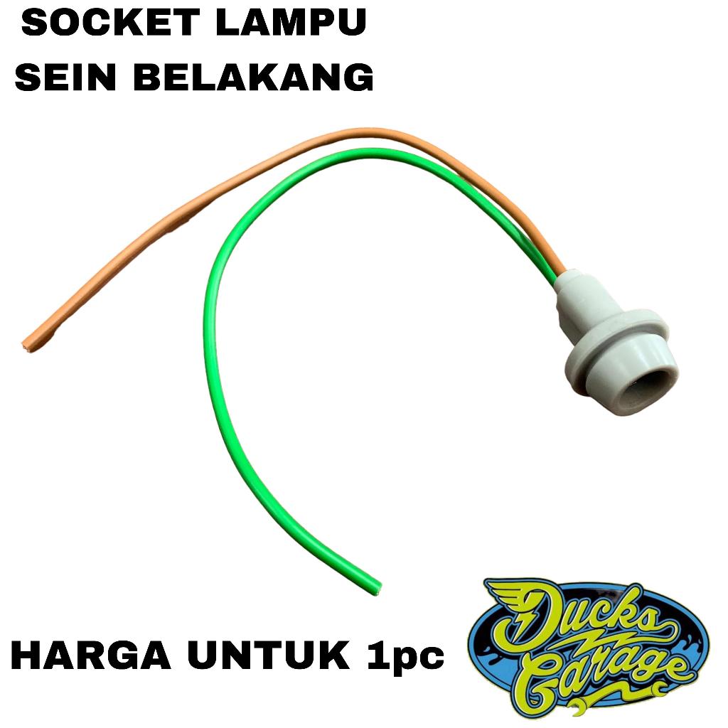 Socket Soket Piting Fitting Lampu Sein Sen Belakang Honda Astrea Star Prima Grand Impressa Legenda