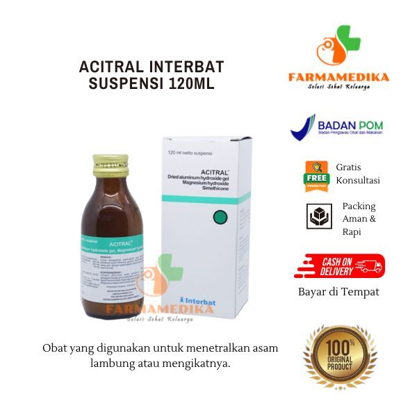 ACITRAL INTERBAT SUSPENSI 120ML