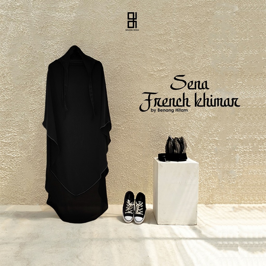 Khimar Sena fursan silk by Benang Hitam