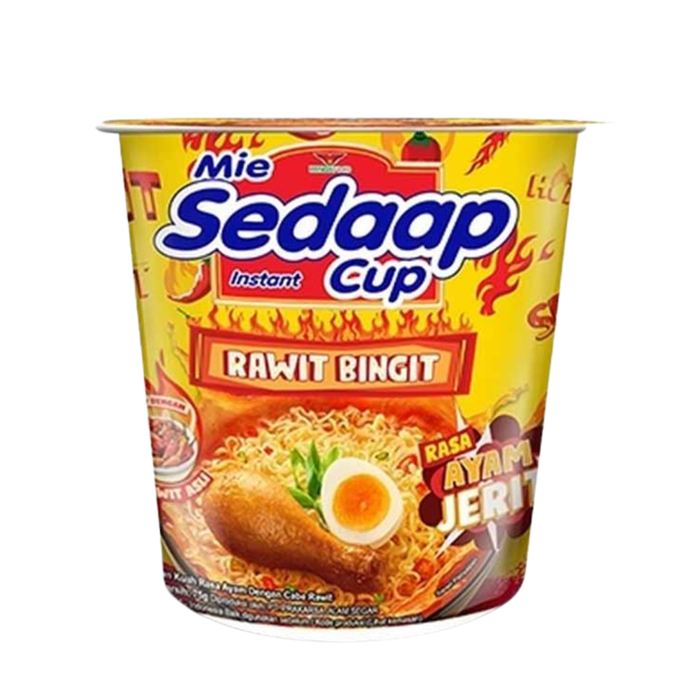 

Mie Sedaap Cup Mie Instant Rasa Ayam Jerit 75g