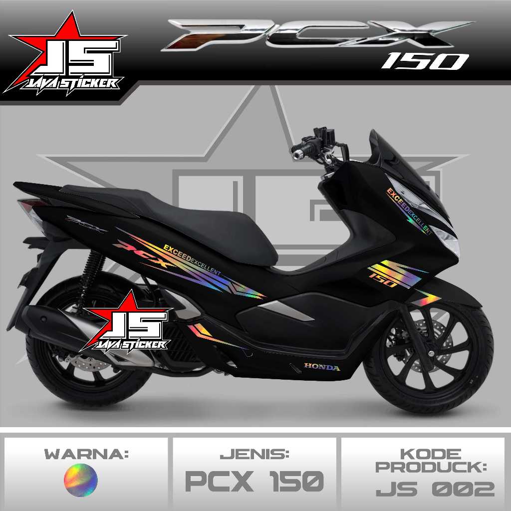 Cutting Sticker PCX 150 - Aksesoris Motor Stiker Striping Honda PCX 150 cc Skotlet Sticker Lis Varia