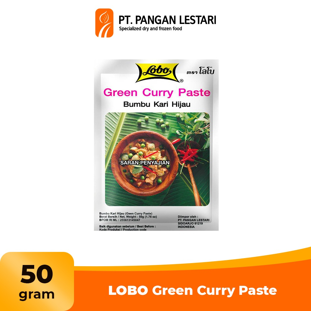 

LOBO Green Curry Thailand Paste Halal 50 gr