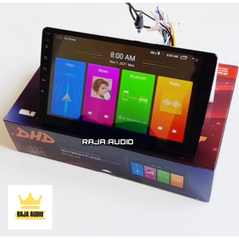 Headunit Android DHD-7001 9"INCH RAM 1/32GB +Free Kamera