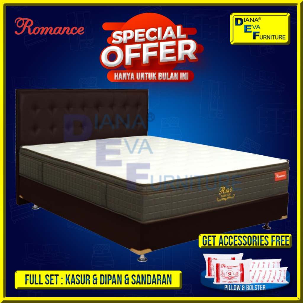 Romance R140 Plush Top Set Kasur Springbed