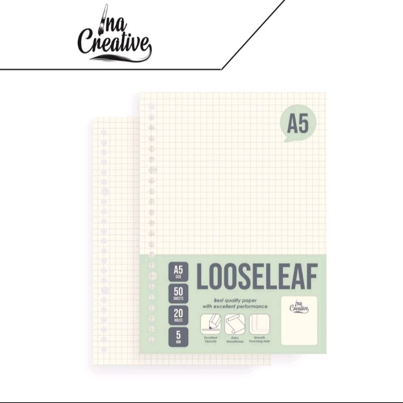 

Lose Lleaf A5 isi 50 (isi binder)