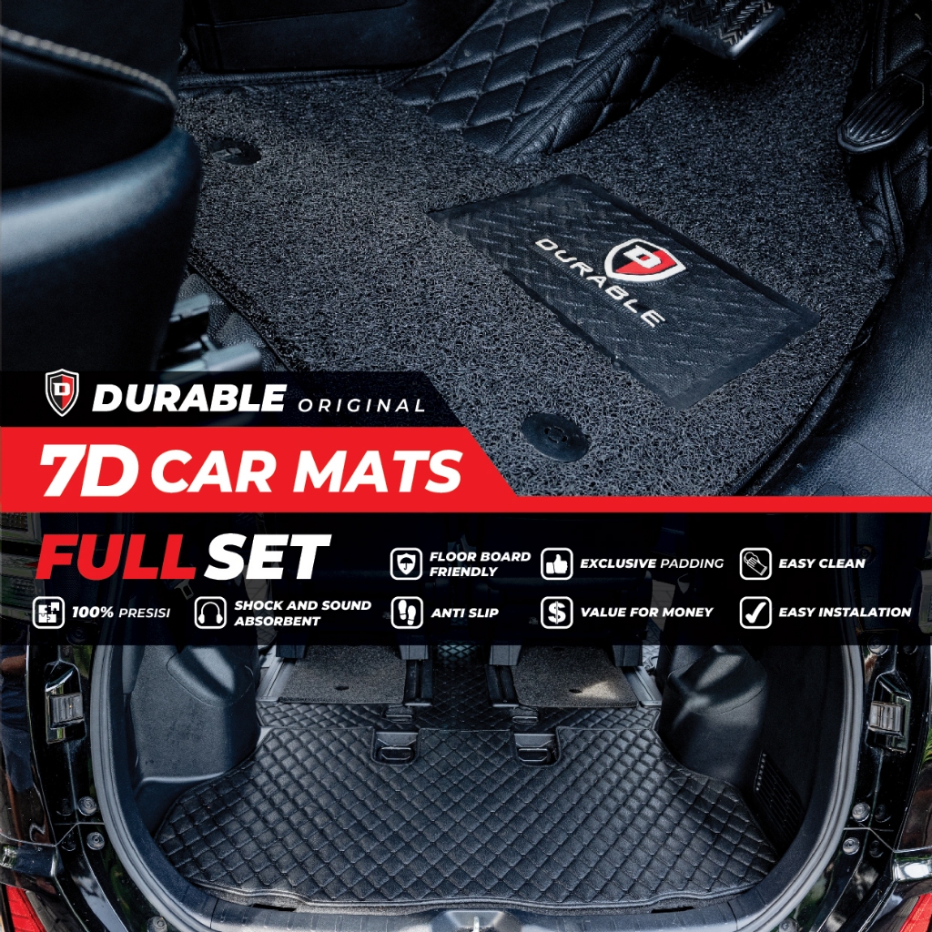 Karpet Mobil Durable 7D Khusus Lexus RX 300 200 350 LM 350 4 7 Seat GX550 GX 550 Premium Coil Custom