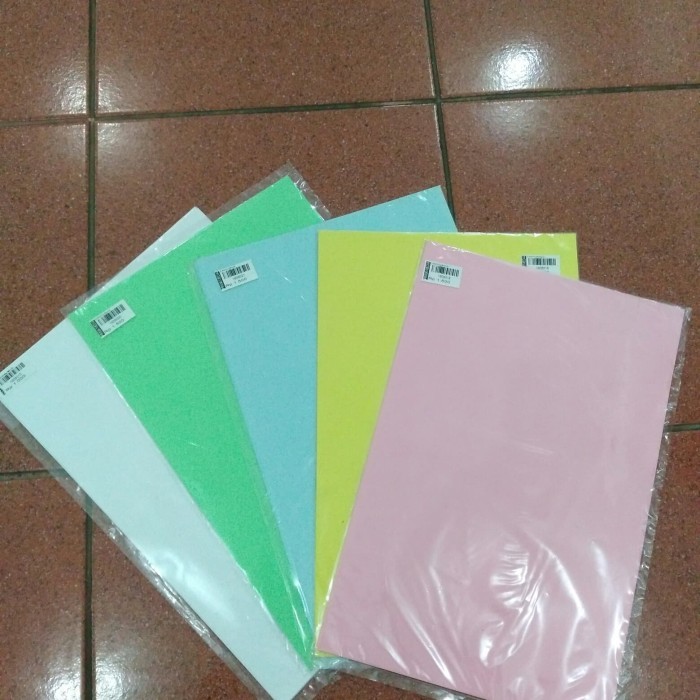 

Kertas HVS F4 70gr Warna ( 10Lembar )