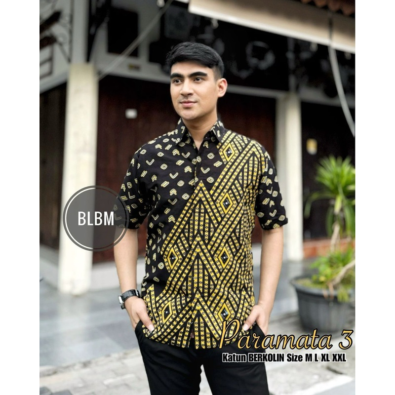 BATIK PARAMATA 3 & PARAMATA 4 | LONTARA | Kemeja Batik Pria By BATIK LANANG - Batik Khas Makassar