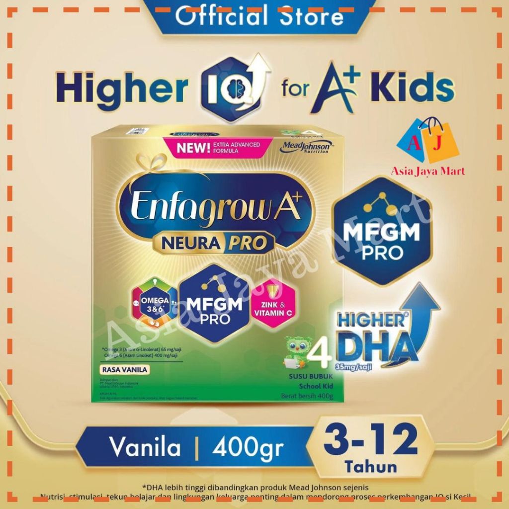 ENFAGROW 4 400GR 3-12 TAHUN SUSU BAYI