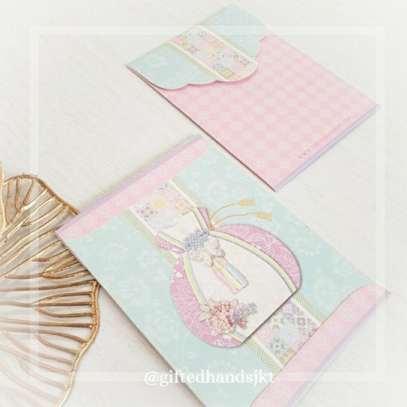 

KOREAN MONEY BAG • Blue ~ Angpao Kecil Premium / Small Money Envelope