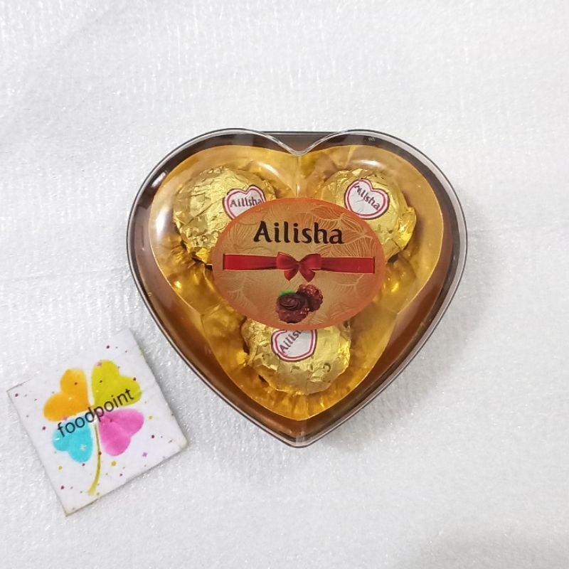 

Coklat Ailisha Heart 3 Chocolate Cokelat Bentuk Hati