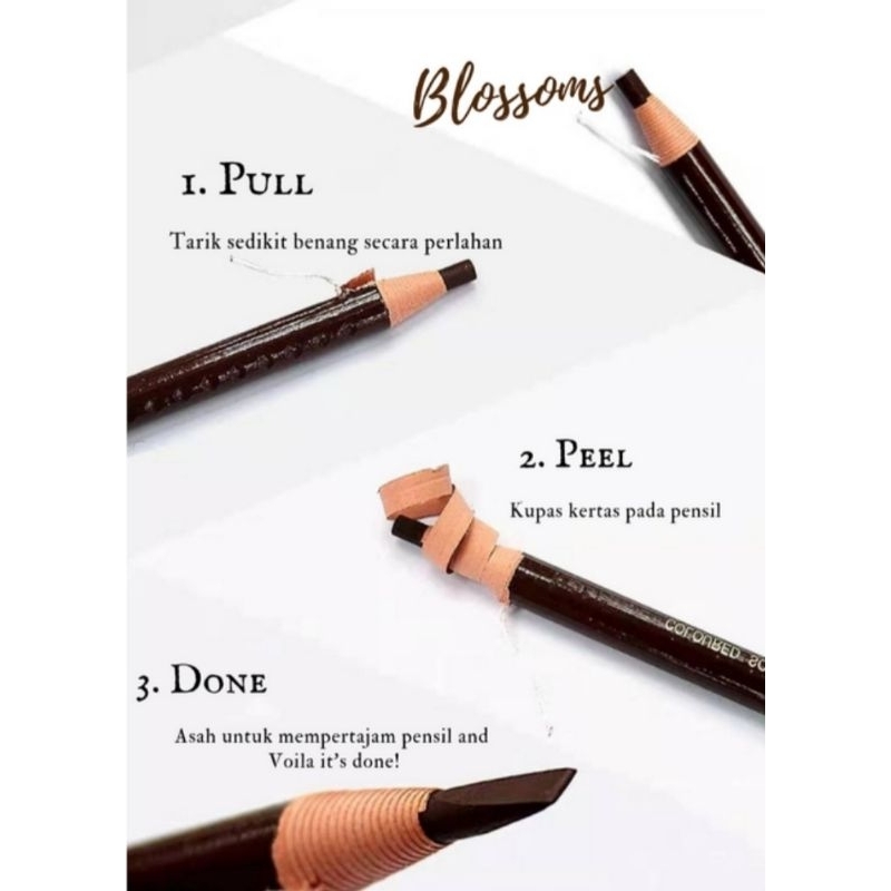 Pensil Alis Tarik Benang Korea 6d sulam gambar