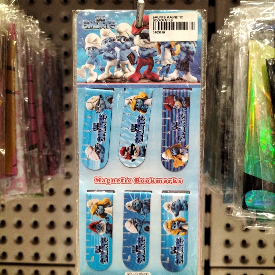 

The Smurfs - Magnetic Bookmarks