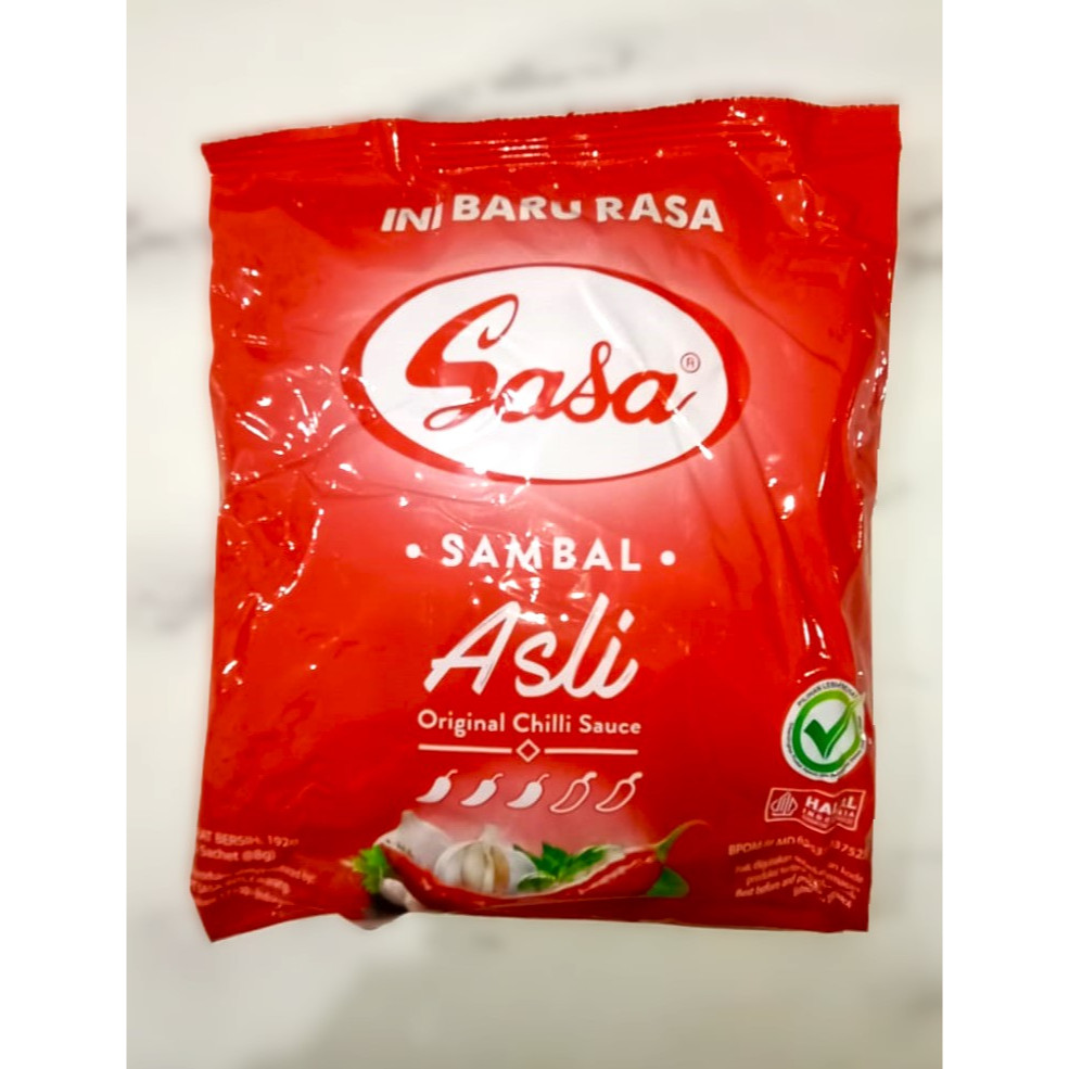 

Sasa Sambal Asli Sachet 192 Gr I Isi 24 Sachet