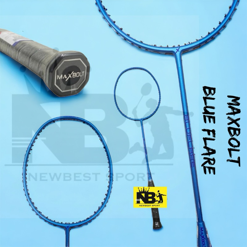 RAKET BADMINTON MAXBOLT BLUFLARE ORIGINAL
