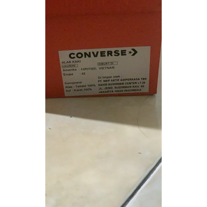 sepatu original converse hijau army 100% original ukuran 42
