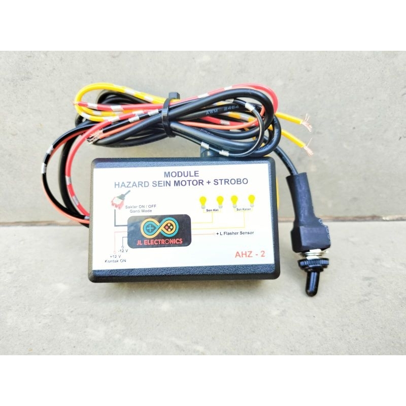 modul Hazard Sein Motor with Strobo Universal Tanpa Potong Kabel