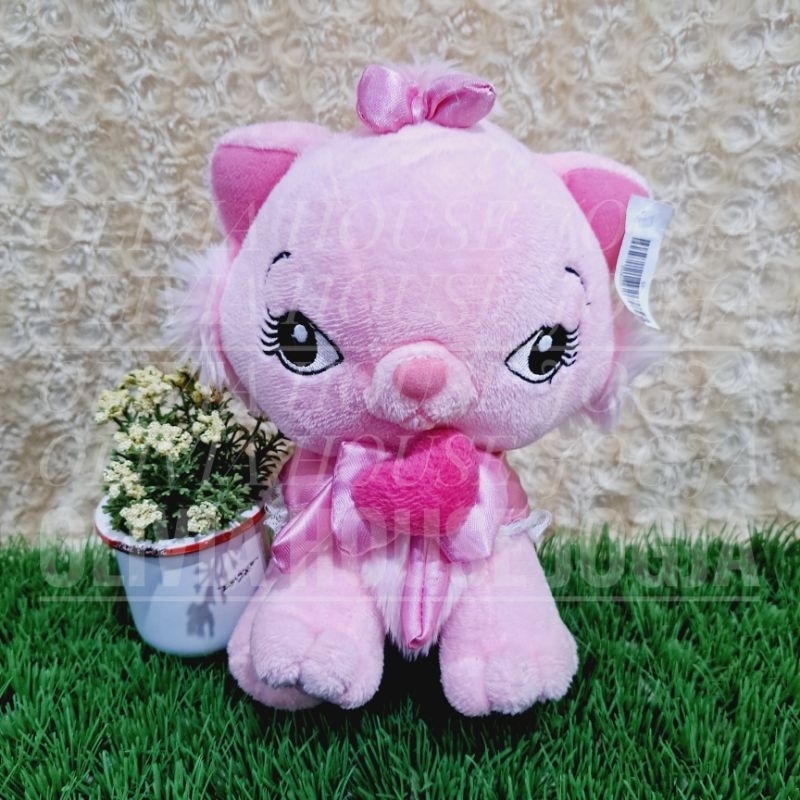 Boneka Marie Cat Pink S Boneka Kucing Pink Pita S