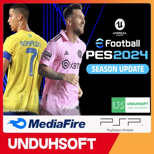 PES 2024 PSP PATCH No Texture No Save Data - PSP GAMES