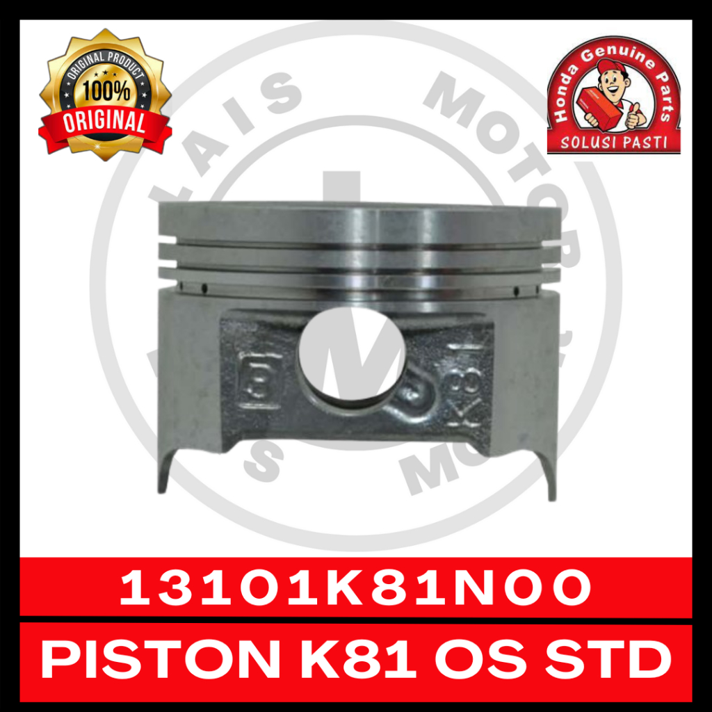 Piston K81 Beat ESP OS STD 13101K81N00 ORI AHM