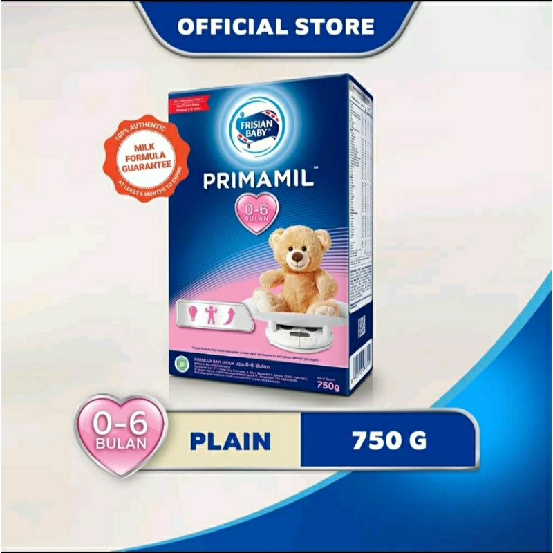 Promo!! FRISIAN BABY PRIMAMIL 0-6/6-12 BULAN 750 GR Susu Formula Bayi