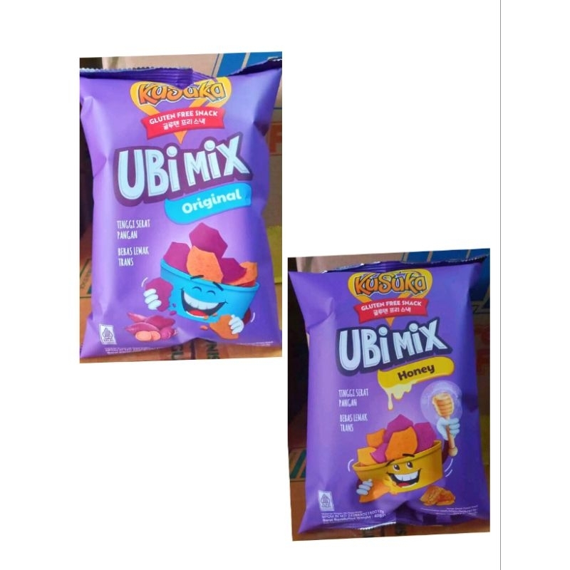 

KUSUKA keripik ubi MIX original / honey 40 gram