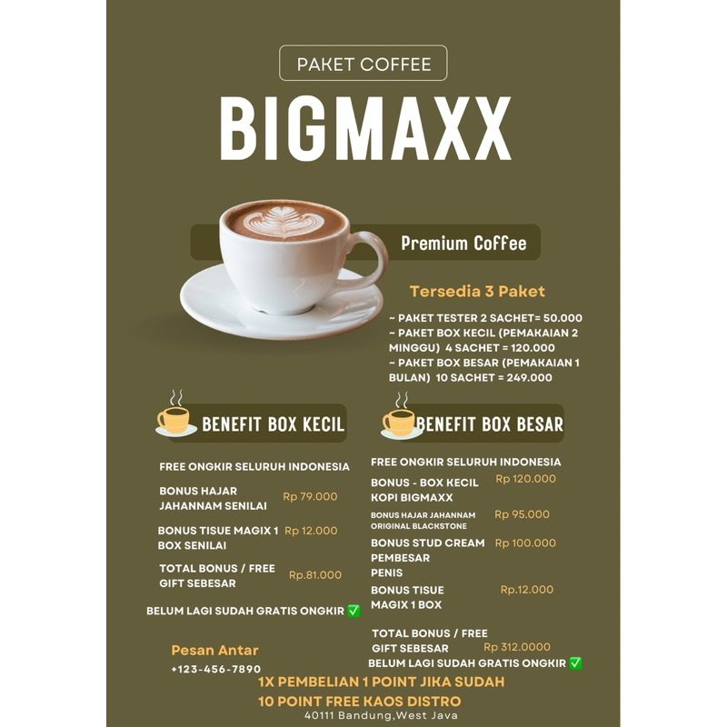 Kopi Kesehatan Bigmax Bikin