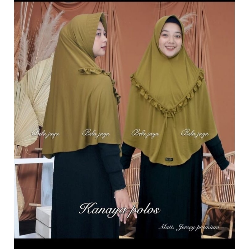 JILBAB INSTAN KANAYA ORIGINAL BELA JAYA - JILBAB INSTAN JERSEY TERBARU - JILBAB INSTAN KEKINIAN