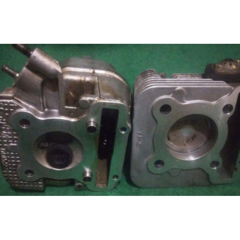 block blok klep cylinder head kop isi fulset mio j gt m3 original copotan