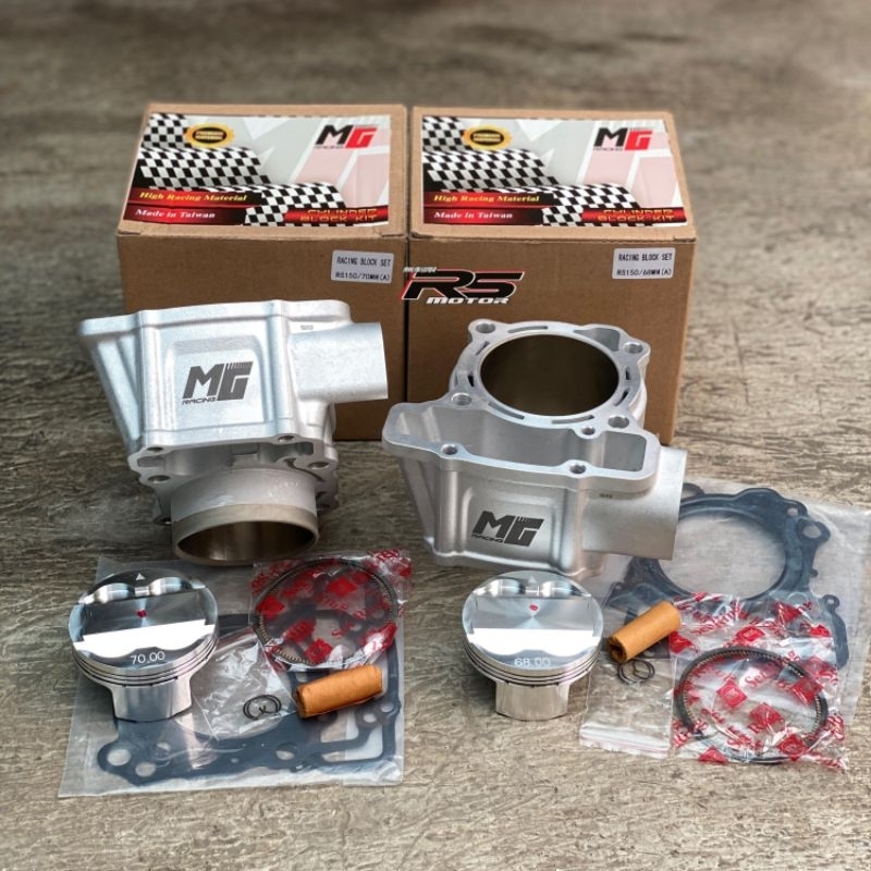 BLOK SONIC 150 CBR150 SUPRA GTR 65 68 70 MG RACING CERAMIC PISTON FJN FORGED