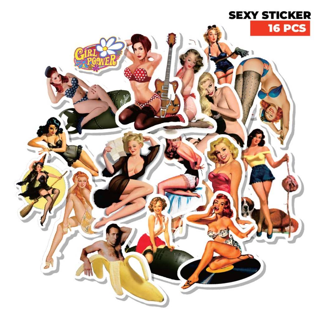 

STICKER PACK SEXY GIRL | STICKER TUMBLER | STIKER LAPTOP KOPER HELM