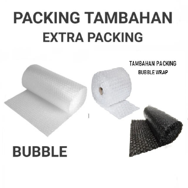 

Packing Tambahan aman Bubble Wrap barang sedang