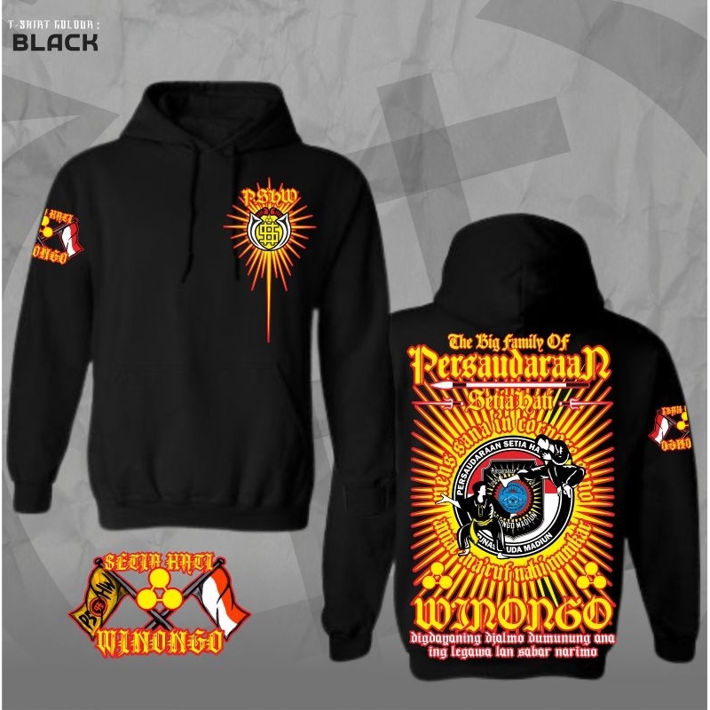 HOODIE PSHW THE BIG FAMILY OF PERSAUDARAAN WINONGO JAKET PSHW TERBARU - JAKET SH WINONGO - JAKET HOO