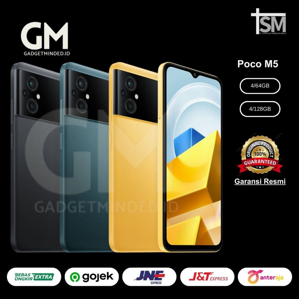 Poco M5 (4/64G & 4/128GB) [Garansi Indonesia]