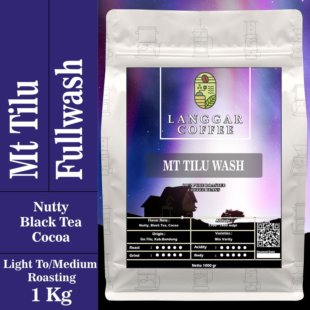 

Biji Kopi Arabika Gunung Tilu 1 kg Proses Full Wash Tilu Roasting Biji kopi 1 Kg