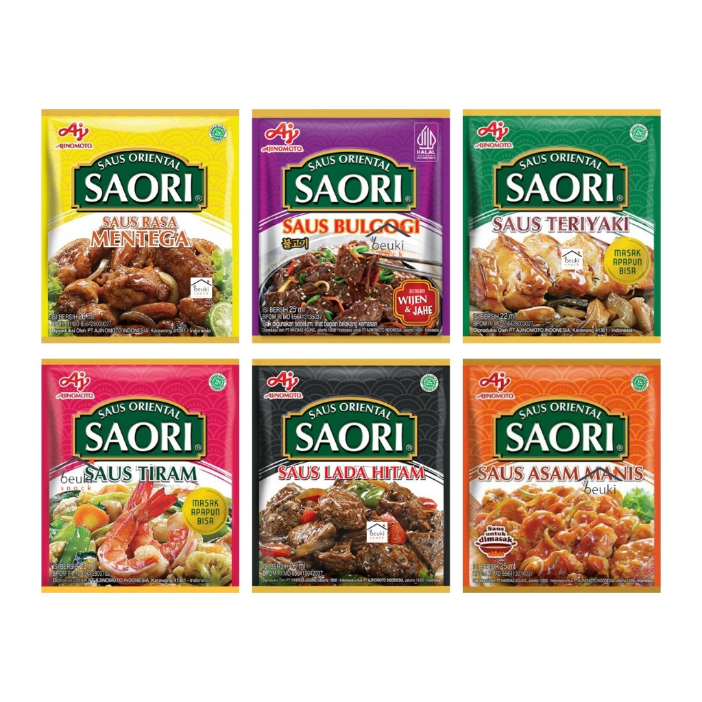 

Saori Saus Oriental Berbagai Varian Pilih Rasa