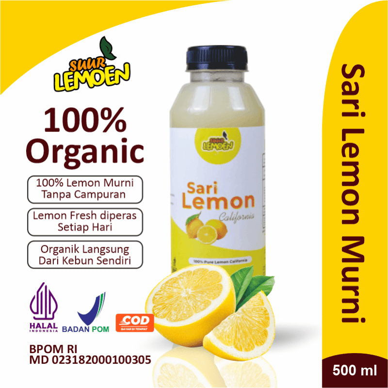 

Sari lemon minuman diet suur lemoen 250ml