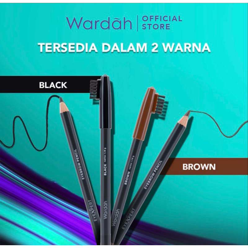 wardah pensil alis/maskara/eyeliner