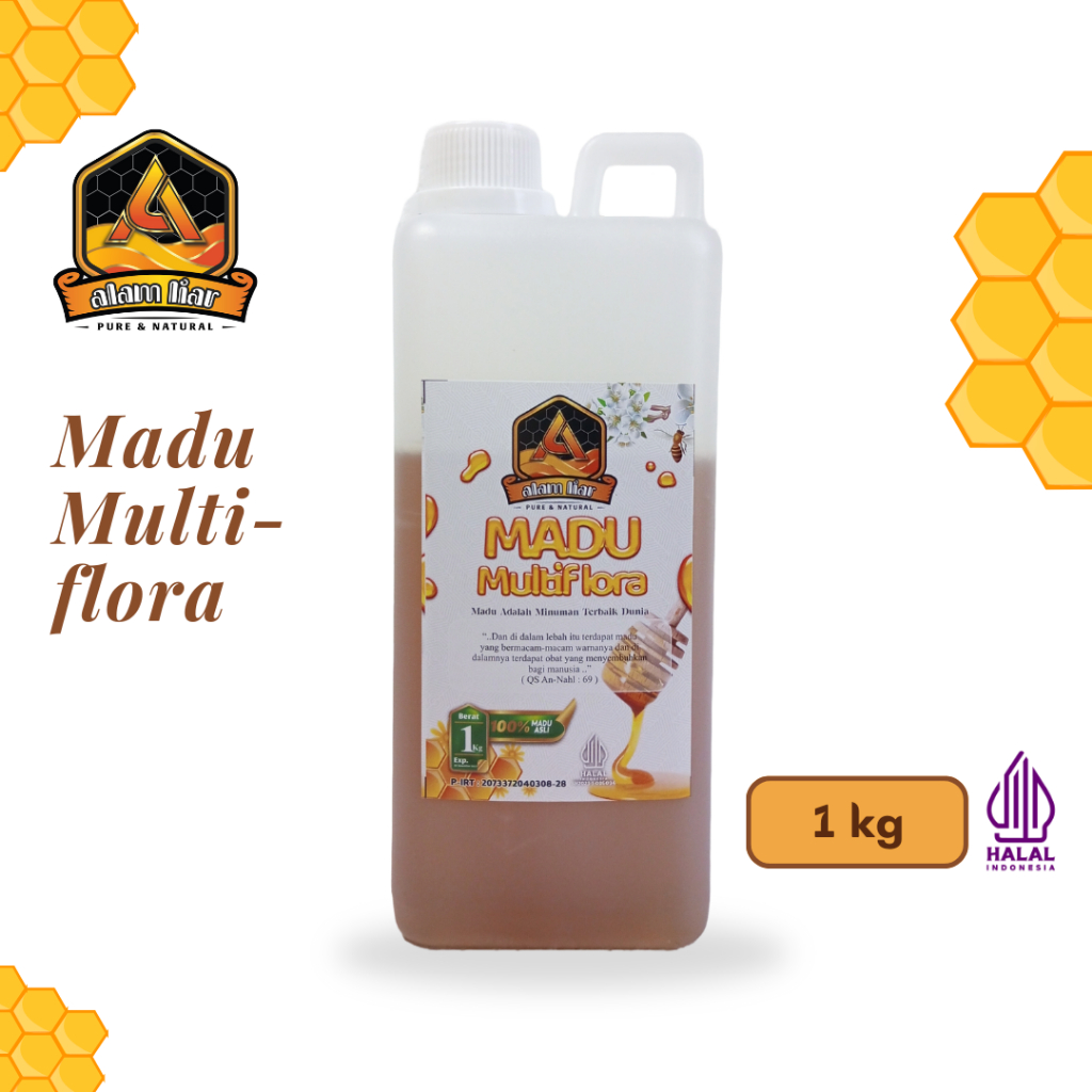 

Madu Multiflora Madu Alam Liar 1 kg