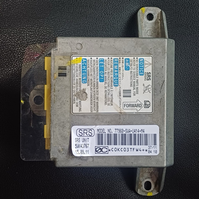 Modul Airbag Ecu Air Bag SRS Honda CRV Gen3 Gen 3 77960-SWA-U414-M4